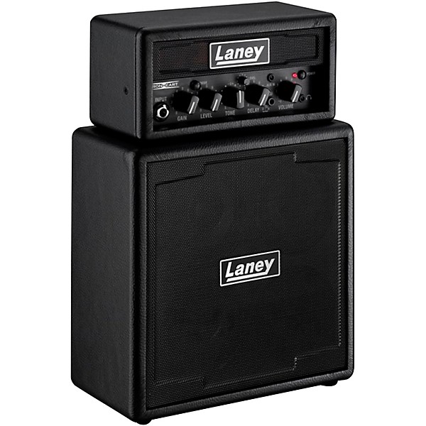Laney Ironheart Ministack Battery Powered Guitar Amp with Smartphone Interface Black