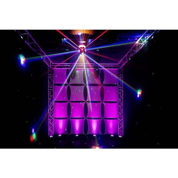 ColorKey Droid FX FX Multi-Effect Moving Head with Multicolor LED Beams and Lasers