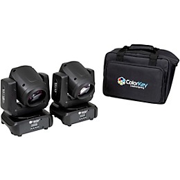 ColorKey Mover Beam 100 2-Pack Bundle with Carrying Bag