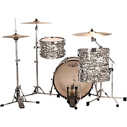 Ludwig Classic Maple 3-Piece Downbeat Shell Pack With 20" Bass Drum - White Abalone