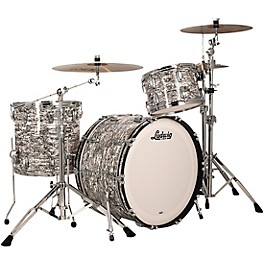 Ludwig Classic Maple 3-Piece Pro Beat Shell Pack With 24" Bass Drum, White Abalone