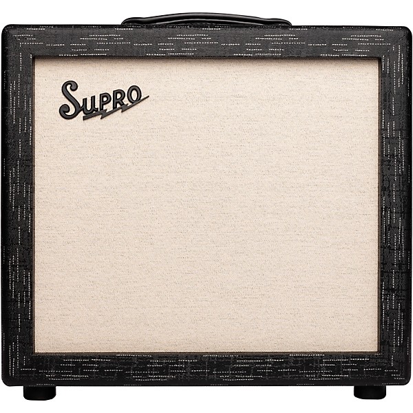 Supro 1614RT Amulet 1x12-inch 15-watt Tube Combo Amp Black Scandia
