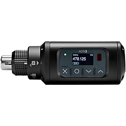 Shure ADX3 Plug-On Transmitter with Showlink Communication and XLR Connector Band G57