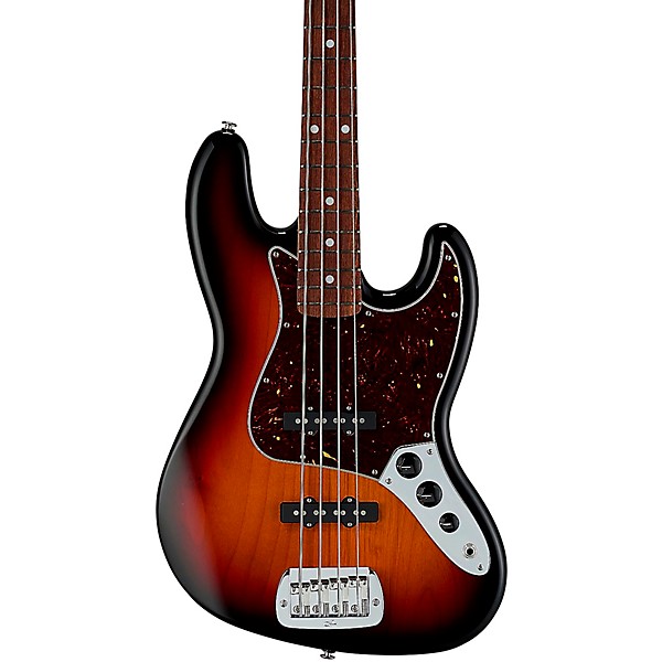 G&L Fullerton Deluxe JB Electric Bass 3-Tone Sunburst