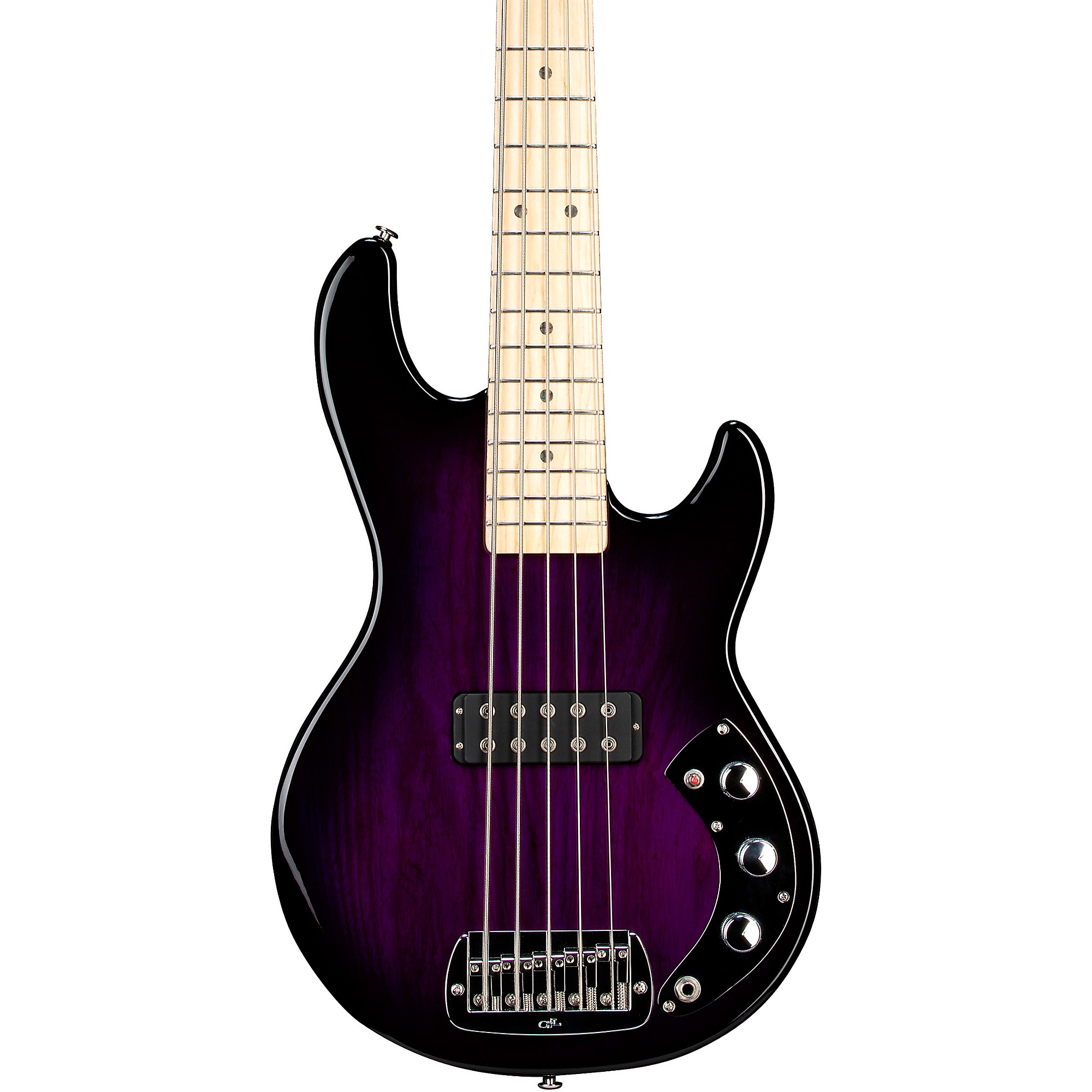 G&L CLF Research L-1000 Series 750 Electric Bass Purple Burst