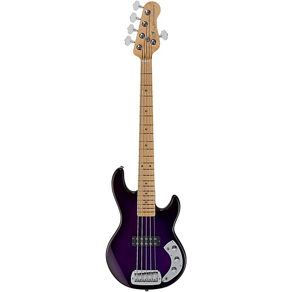 G&L CLF Research L-1000 Series 750 Electric Bass Purple Burst