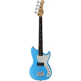 G&L Fullerton Deluxe Fallout Shortscale Electric Bass Himalayan Blue