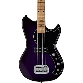 G&L Fullerton Deluxe Fallout Shortscale With Maple Fretboard Electric Bass Purple Burst