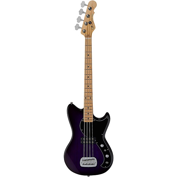 G&L Fullerton Deluxe Fallout Shortscale With Maple Fretboard Electric Bass Purple Burst