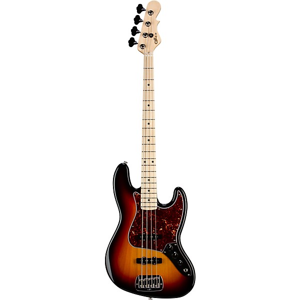 G&L Fullerton Deluxe JB With Maple Fretboard Electric Bass 3-Tone Sunburst