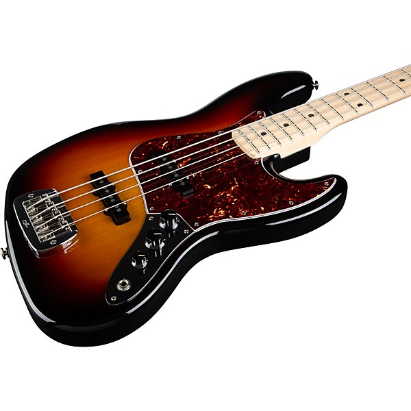 G&L Fullerton Deluxe JB With Maple Fretboard Electric Bass 3-Tone Sunburst