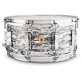 Ludwig Classic Maple Snare Drum - White Abalone 14 x 5 in. Ludwig Classic Maple Snare Drum - White Abalone 14 x 6.5 in.