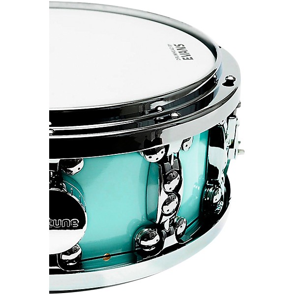 dialtune Maple Snare Drum 14 x 6.5 in. Seafoam Blue Painted Finish