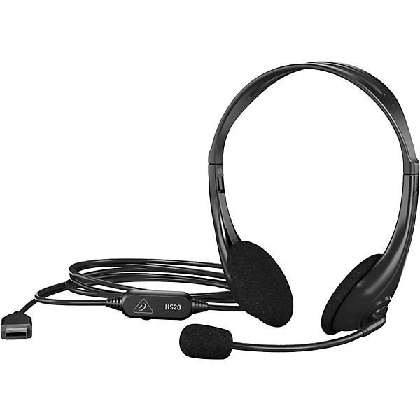 Behringer HS20 USB Stereo Headset with Swivel Microphone