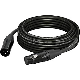 Behringer Platinum Performance Straight to Straight Microphone Cable with XLR Connectors 32.8 ft. Black