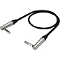 Behringer Gold Performance Instrument Patch Cable with 1/4" TRS Right Angled Connectors 2 ft. Black thumbnail