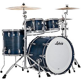 Ludwig Classic Oak 4-Piece Studio Shell Pack Wi... Ludwig Classic Oak 4-Piece Studio Shell Pack With 22" Bass Drum Blue Burst