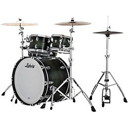 Ludwig Classic Oak 4-Piece Studio Shell Pack With 22" Bass Drum Green Burst