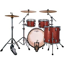 Ludwig Classic Oak 4-Piece Studio Shell Pack With 22" Bass Drum Hybrid Copper Sparkle