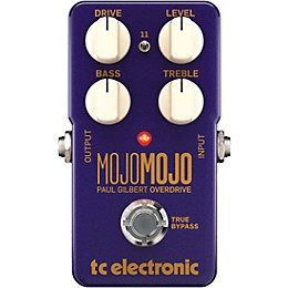 TC Electronic MojoMojo Paul Gilbert Edition Overdrive Effects Pedal Purple