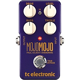 TC Electronic MojoMojo Paul Gilbert Edition Overdrive Effects Pedal Purple