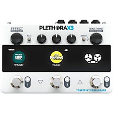 Open Box TC Electronic Plethora X5 Multi-Effects Pedal White
