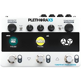 TC Electronic Plethora X3 TonePrint Multi-FX Pedal White