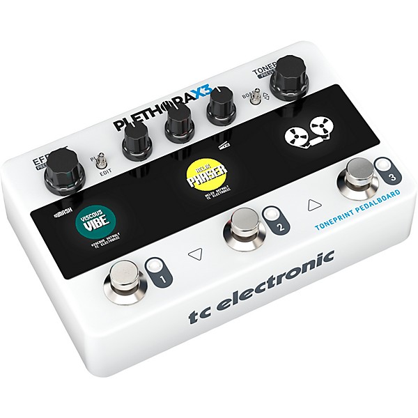 TC Electronic Plethora X3 TonePrint Multi-FX Pedal White