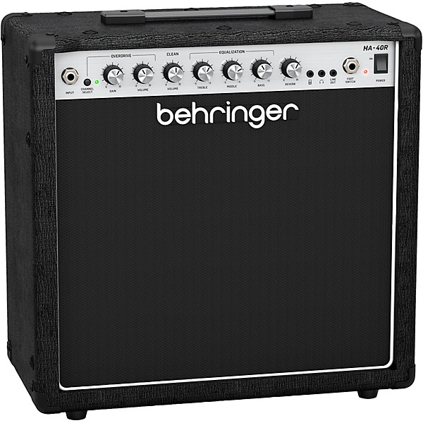 Behringer HA-40R-UL 1x10-inch 40-watt Combo Amp Black