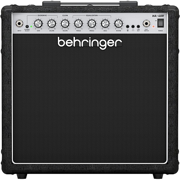 Behringer HA-40R-UL 1x10-inch 40-watt Combo Amp Black