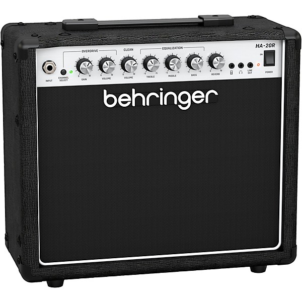 Behringer HA-20R-UL 1x8-inch 20-watt Combo Amp Black