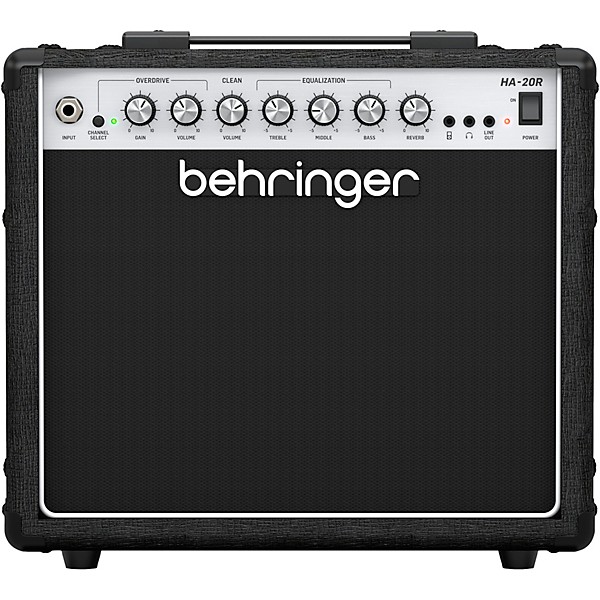 Behringer HA-20R-UL 1x8-inch 20-watt Combo Amp Black