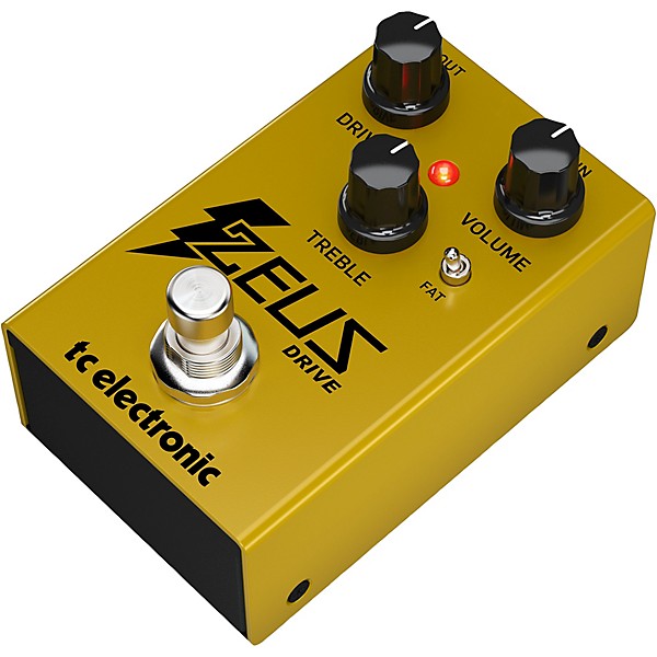 TC Electronic Zeus Drive Overdrive Effects Pedal Gold