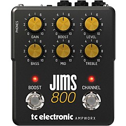 TC Electronic Ampworx JIMS 800 Preamp Pedal Black