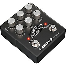 TC Electronic Ampworx Dual Wreck Preamp Pedal Black