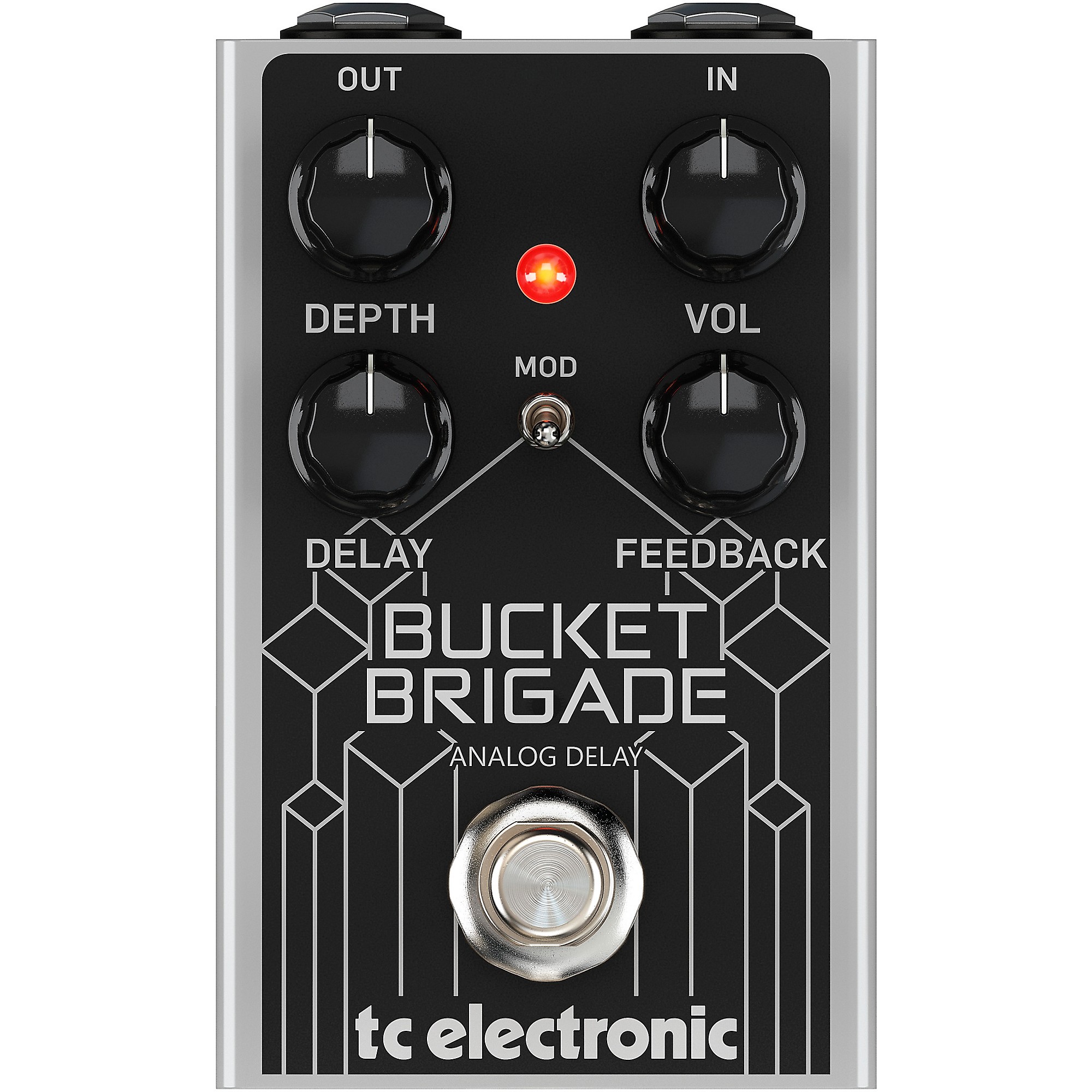 tc electronic Bucket Brigade アナログディレイ TC Electronic Bucket Brigade Analog Delay Effects Pedal Black and