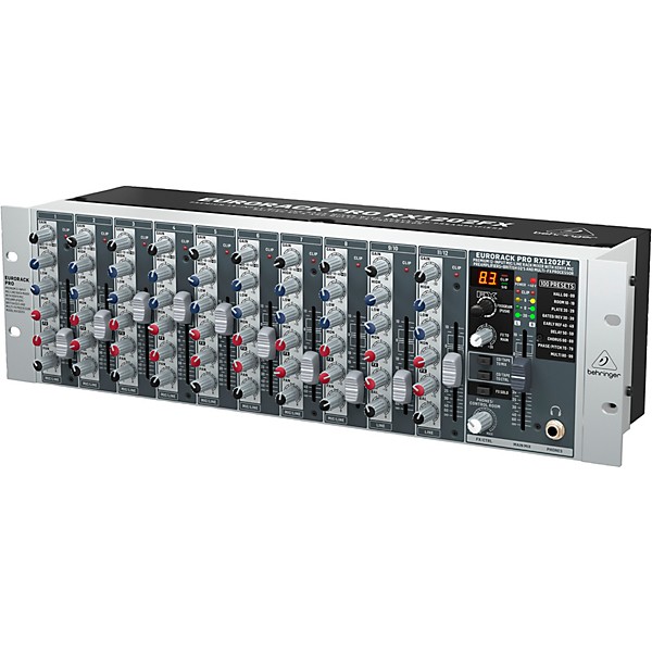 Behringer Eurorack Pro RX1202FX V2 Rackmount Mixer with