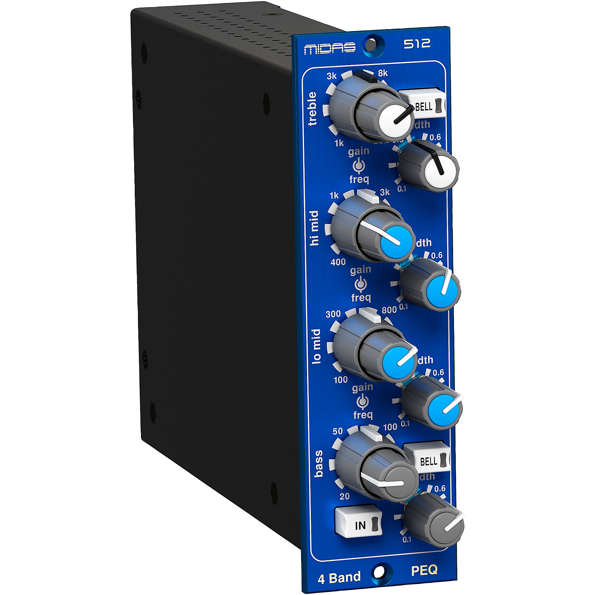Midas 512 V2パラメトリックイコライザー 4バンド Midas 512 V2
