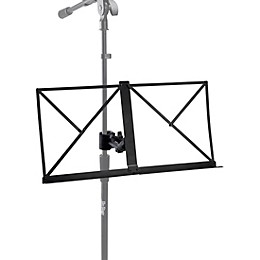 On-Stage Clamp-On Sheet Music Bookplate for Mic Stands