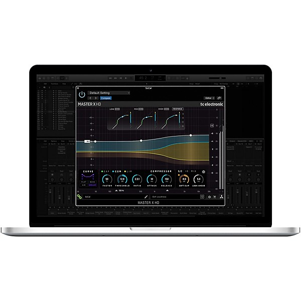 TC Electronic MASTER X HD-DT Multiband Dynamics Processor Plug-in with Dedicated Hardware Controller