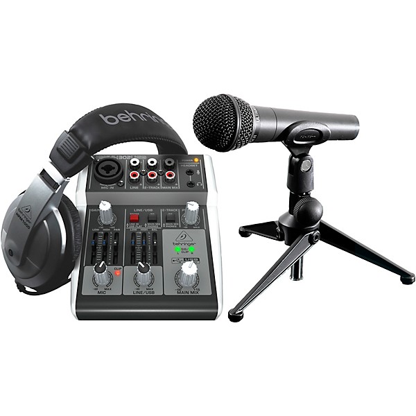 Behringer PODCASTUDIO 2 USB Bundle - Podcasting Bundle