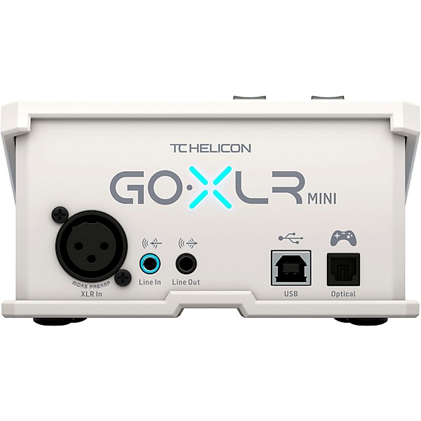 TC Helicon GoXLR Mini USB Streaming Mixer with USB/Audio Interface - White