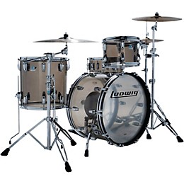 Ludwig Vistalite 3-Piece Fab Shell Pack With 22" Bass Drum Bronze