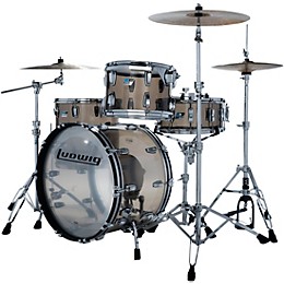 Ludwig Vistalite 3-Piece Fab Shell Pack With 22" Bass Drum Bronze