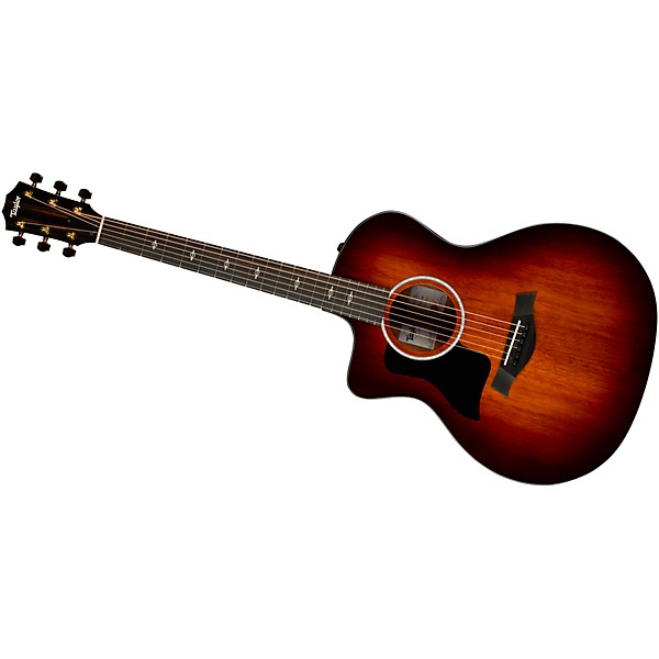 Taylor 224ce-K Deluxe Grand Auditorium Left-Handed Acoustic-Electric Guitar Shaded Edge Burst