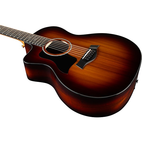 Taylor 264ce-K Deluxe Grand Auditorium 12-String Left-Handed Acoustic-Electric Guitar Shaded Edge Burst