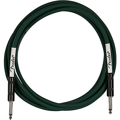 Fender Original Series Straight To Straight Instrument Cable 10 Ft. Sherwood Green for sale