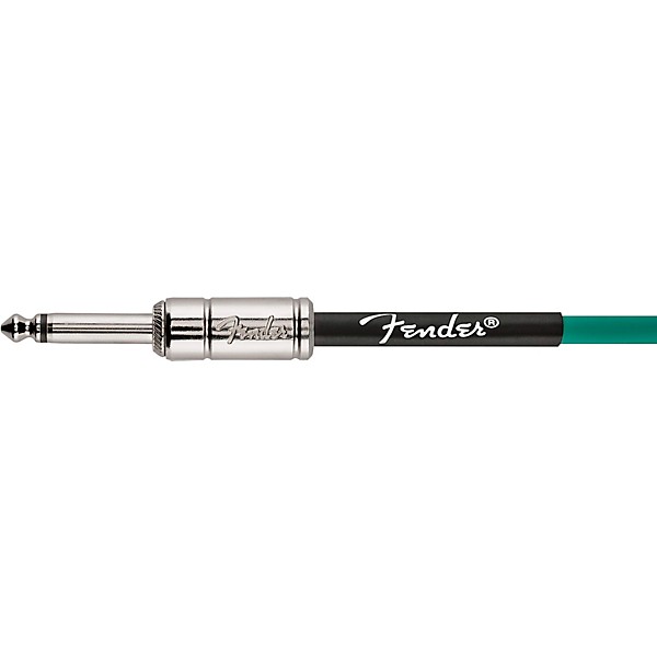 Fender Straight to Straight Instrument Contour Cable 15 ft. Sherwood Green