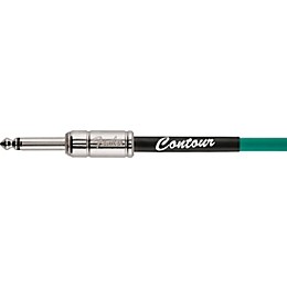 Fender Straight to Straight Instrument Contour Cable 15 ft. Sherwood Green