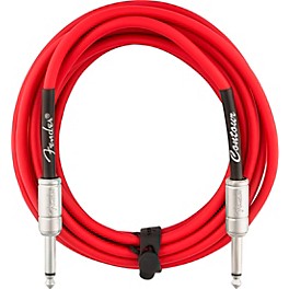 Fender Straight to Straight Instrument Contour... Fender Straight to Straight Instrument Contour Cable 15 ft. Candy Apple Red